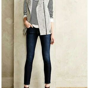 Velvet by Graham& Spencer X Anthropology Black Skinny Jeans Dark Academia Fall